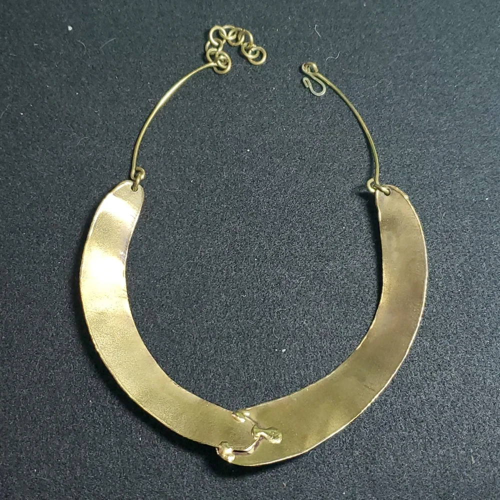 Brass Choker Necklace